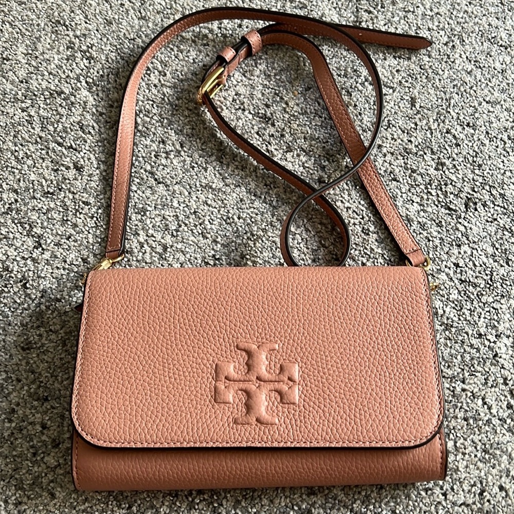 Tory Burch Pink Leather Crossbody Bag